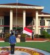 SANG SAKA MERAH PUTIH DIKIBARKAN DI PTA BANTEN PADA PERINGATAN HUT KEMERDEKAAN RI KE-80